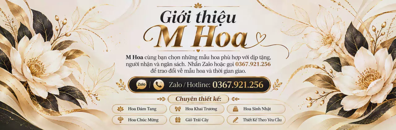 Ảnh bìa Shop hoa tươi Phường Tân Hiệp Hồ Chí Minh - Gửi sự quan tâm qua từng món hoa